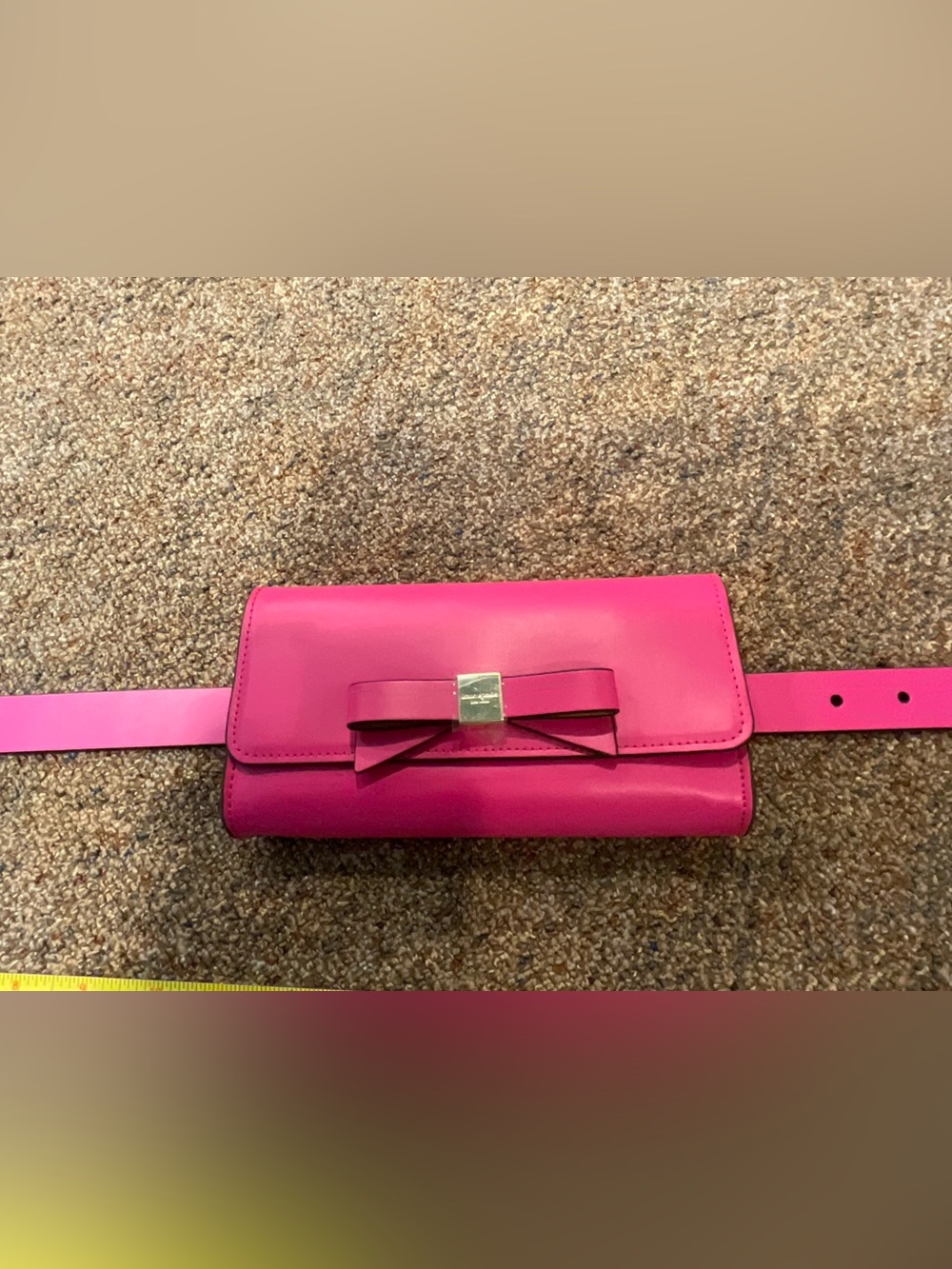 KATE SPADE BELT LEATHER BAG WAIST BAG HOT PINK NWT